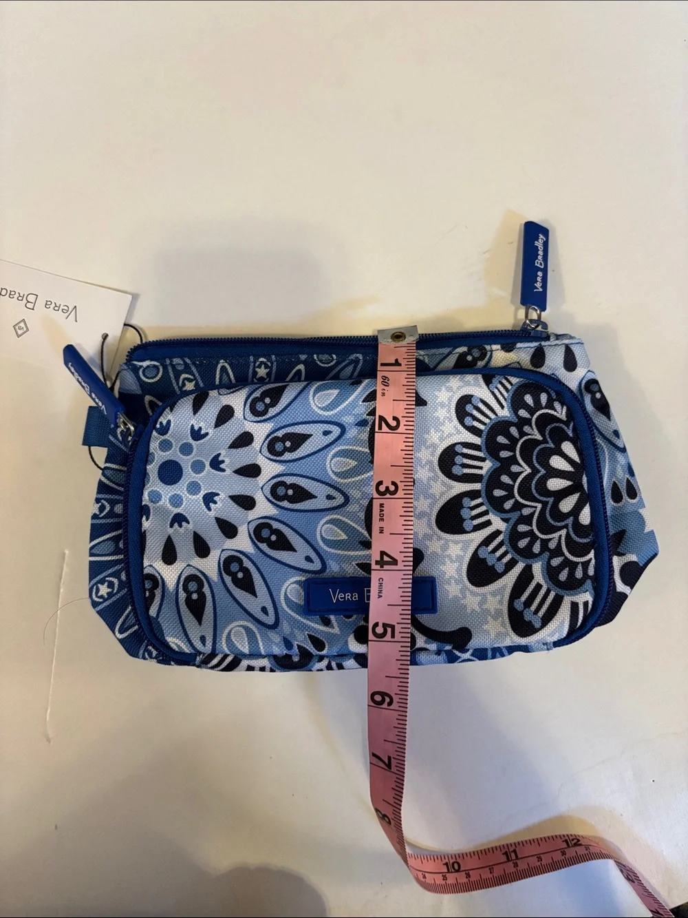Vera Bradley Lighten Up Compact Organizer Blue Star Medallion